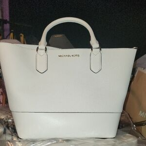 New MK TRISTA OPTIC WHITE Bag